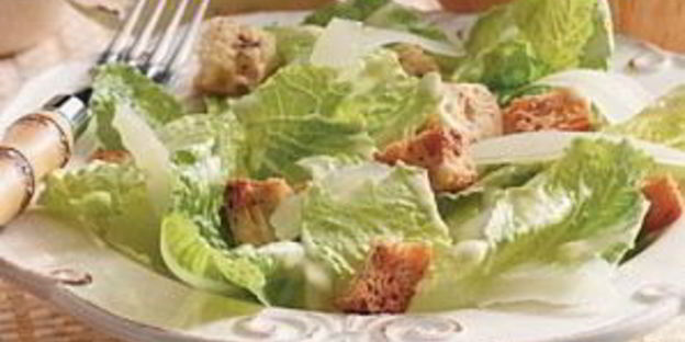 настоящий салат цезарь