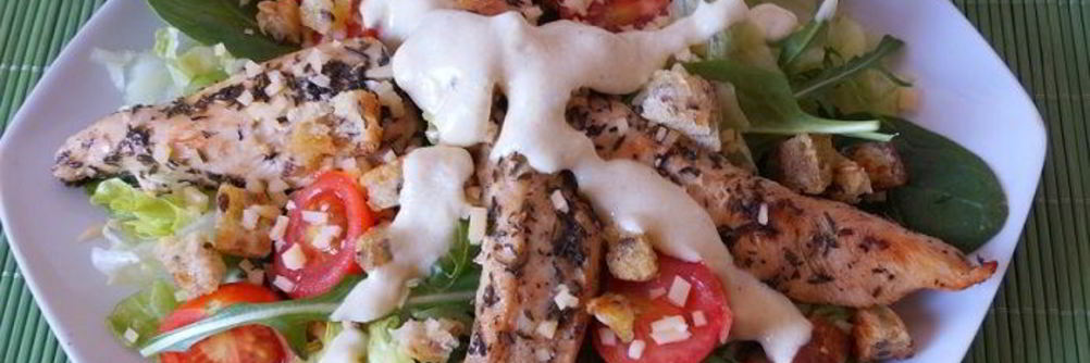 Салат Цезарь простой