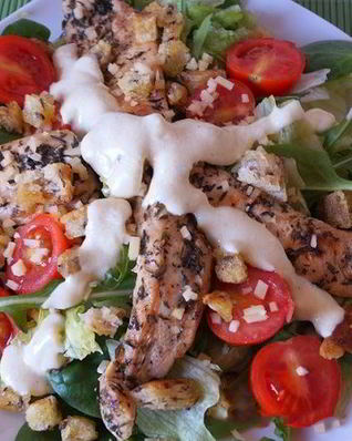 Салат Цезарь простой