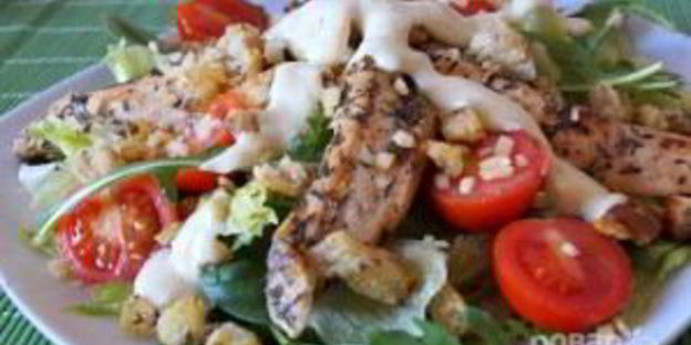 салат цезарь простой