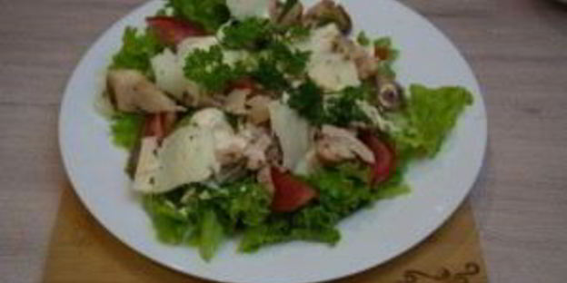салат цезарь с курицей классический простой
