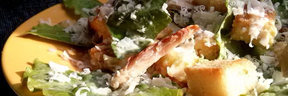 Салат Цезарь с курицей простой