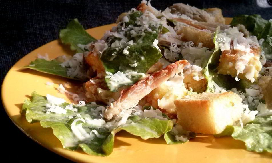 Рецепт салата цезаря с курицея простого