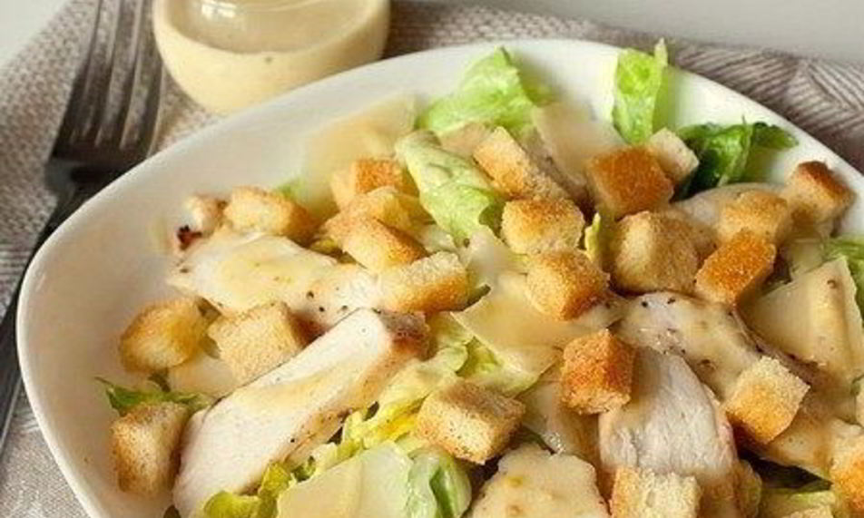 Рецепт салата цезарь с курицей с майонезом