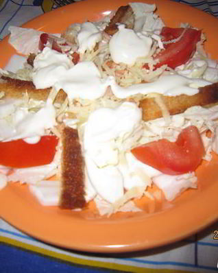 Салат Цезарьс креветками