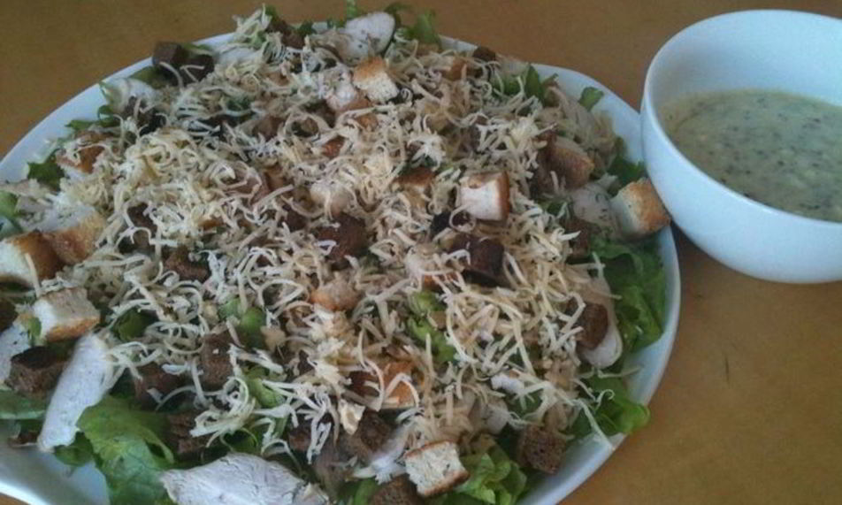 Рецепт салатика цезарь