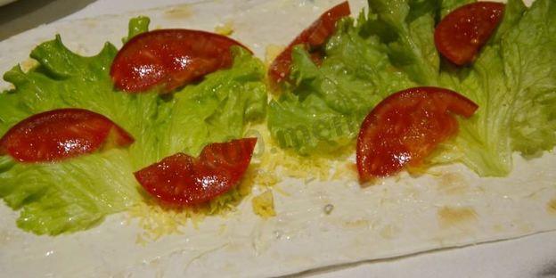 цезарь ролл с курицей без майонеза