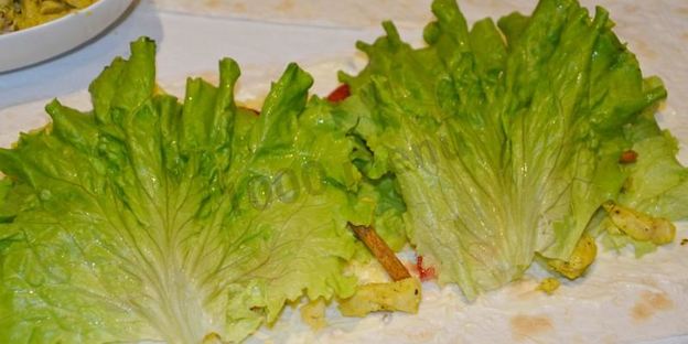 цезарь ролл с курицей без майонеза