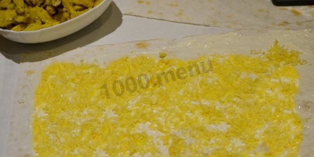 цезарь ролл с курицей без майонеза