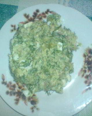 Салат зеленое лето