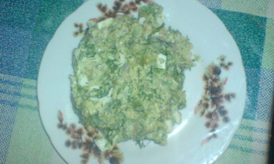 Рецепт салата зеленое лето