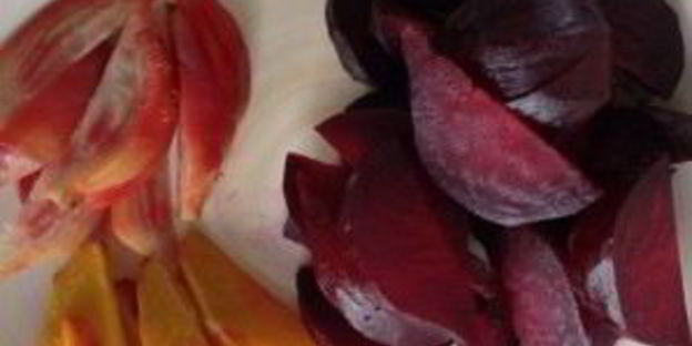 свекольный салат с мандаринами