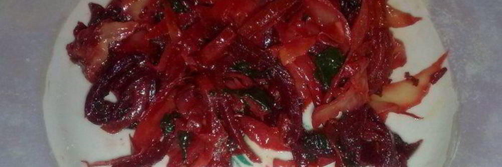 Капуста с овощами