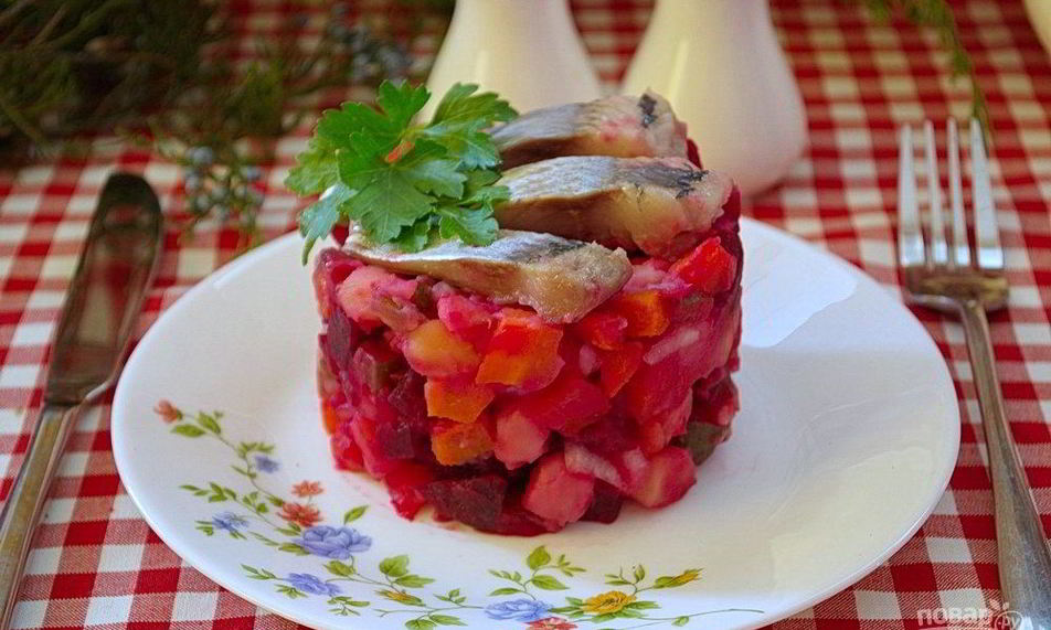 Рецепт необычного винегрета