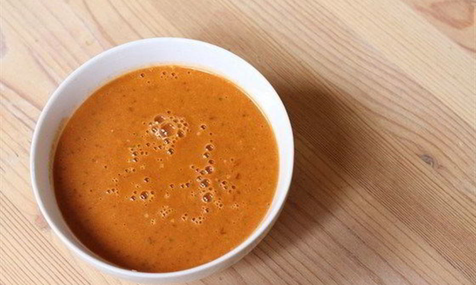 Рецепт пряного средиземноморского винегрета с морковным соком