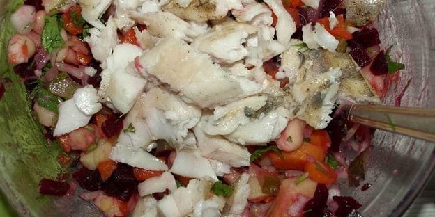 старорусский винегрет с судаком