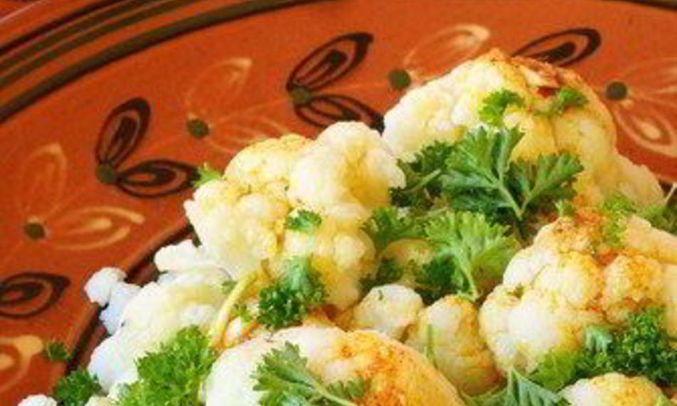 Рецепт цветной капусты с горчично-эстрагоновым винегретом