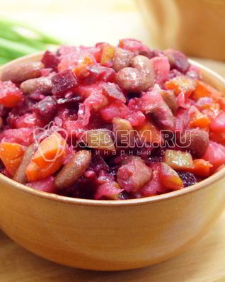 Винегрет классический с фасолью