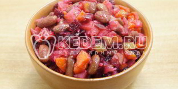 винегрет классический с фасолью