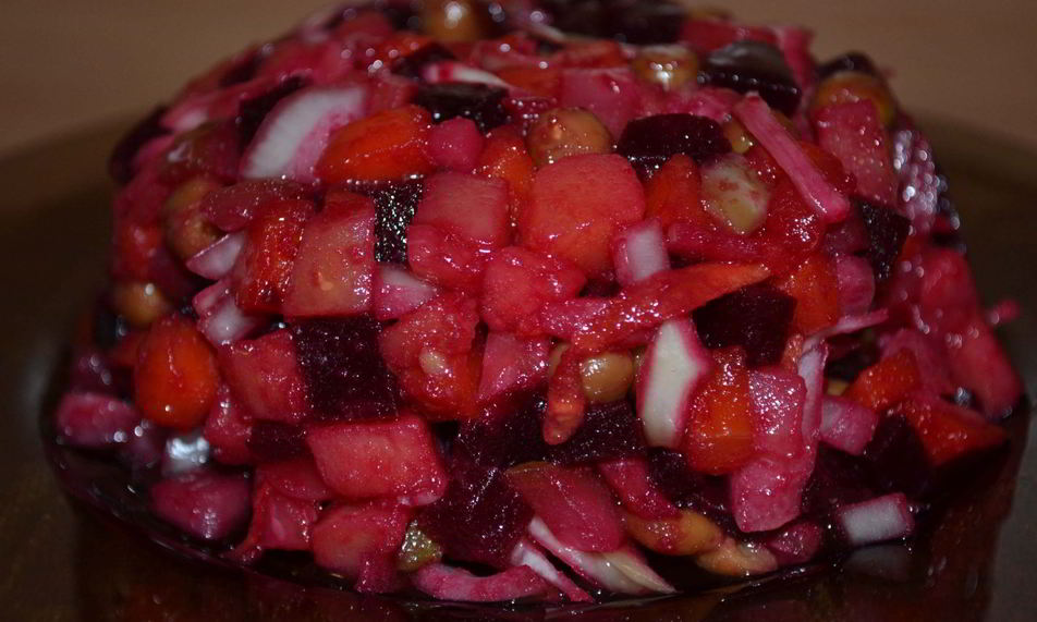 Рецепт винегрета классического с горошком