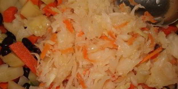 винегрет с черной фасолью