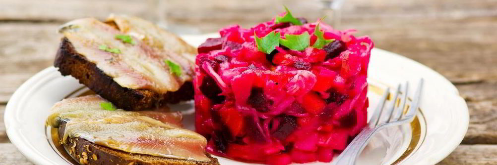 Винегрет с капустой