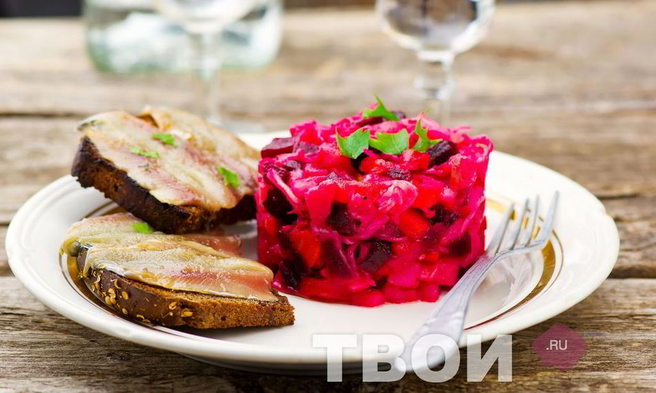 Рецепт винегрета с капустой