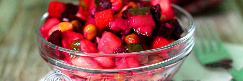 Винегрет с кукурузой