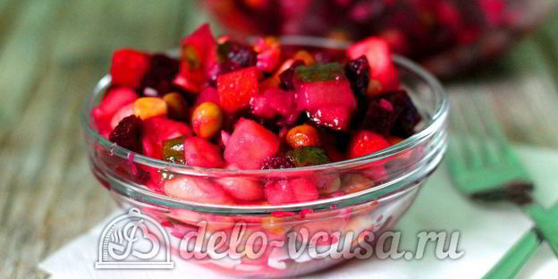 винегрет с кукурузой