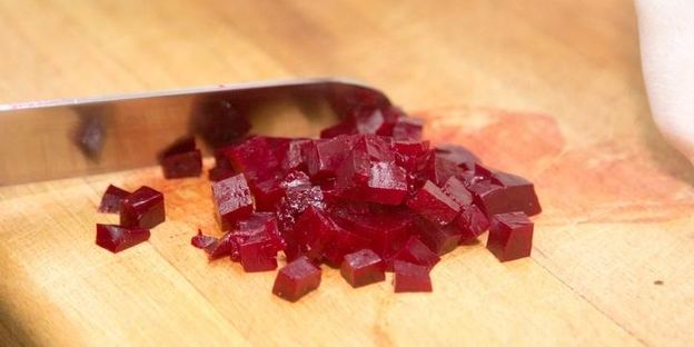 винегрет с квашеной капустой и горошком