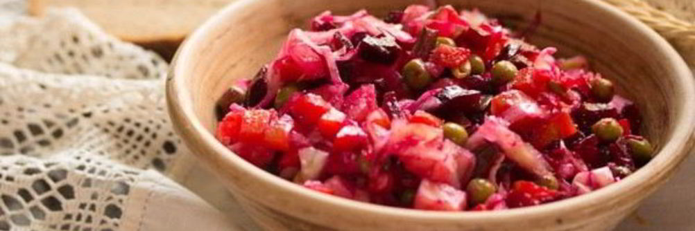 Винегрет с квашеной капустой