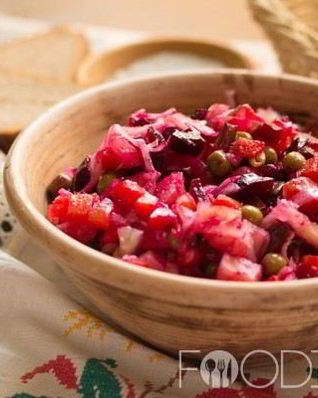 Винегрет с квашеной капустой