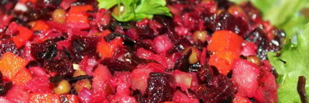 Винегрет с морской капустой