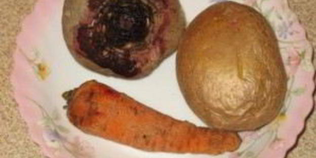 винегрет с огурцами