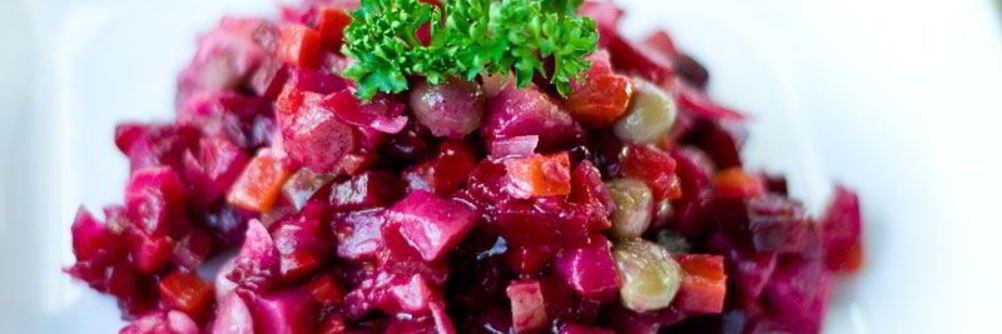 Винегрет с опятами