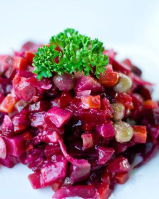 Винегрет с опятами