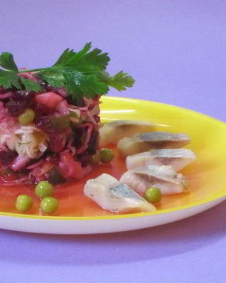 Винегрет с сельдью