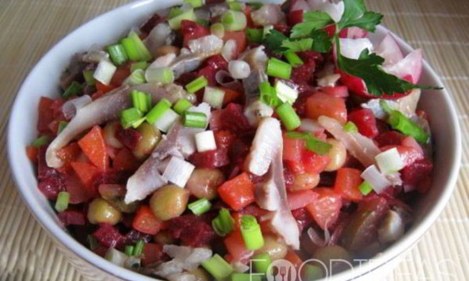 Рецепт винегрета с селедкой