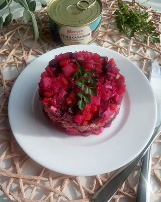 Винегрет с тунцом