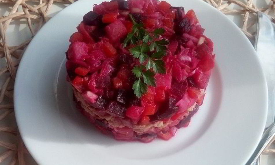 Рецепт винегрета с тунцома