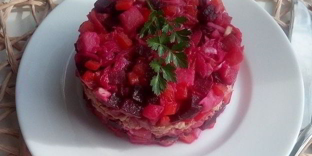 винегрет с тунцом