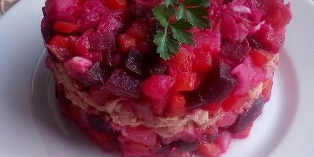 винегрет с тунцом