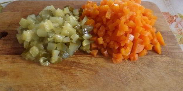 винегрет с тунцом