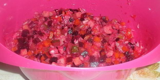 винегрет с тунцом