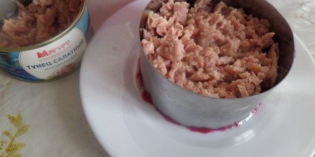 винегрет с тунцом