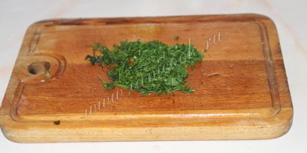 винегрет с зеленым горошком