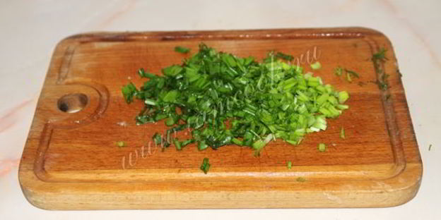 винегрет с зеленым горошком