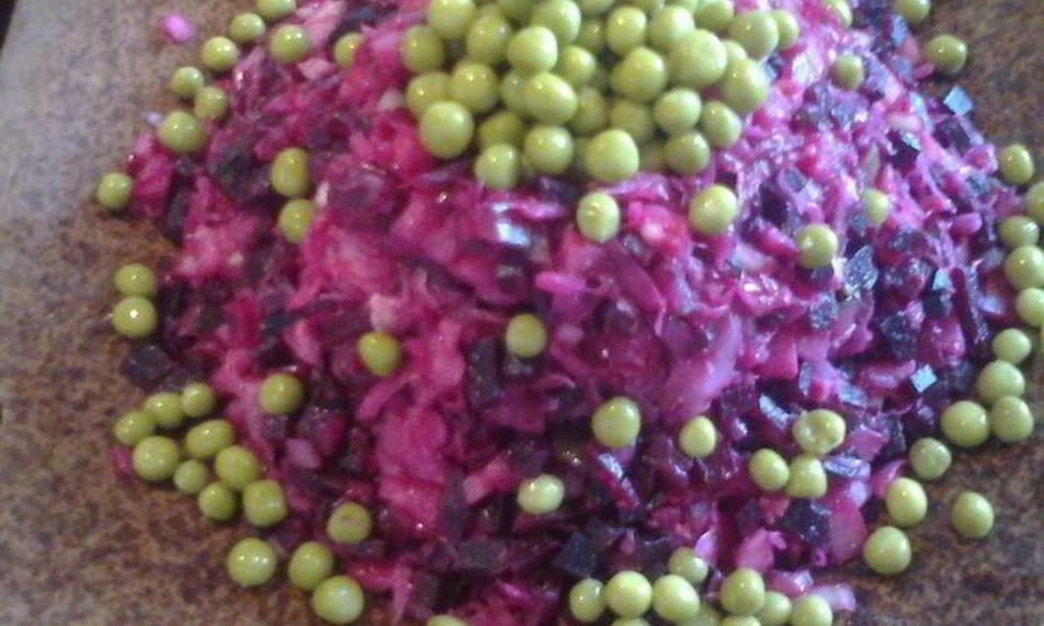 Рецепт винегрета со шпротами