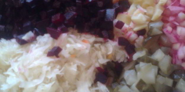 винегрет со шпротами