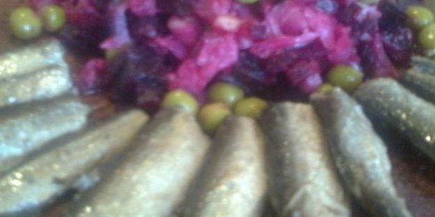 винегрет со шпротами